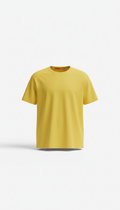 Oversized Signal Yellow Logo Tee