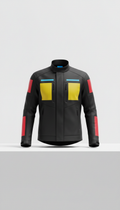 Matte Black Structured Technical Jacket