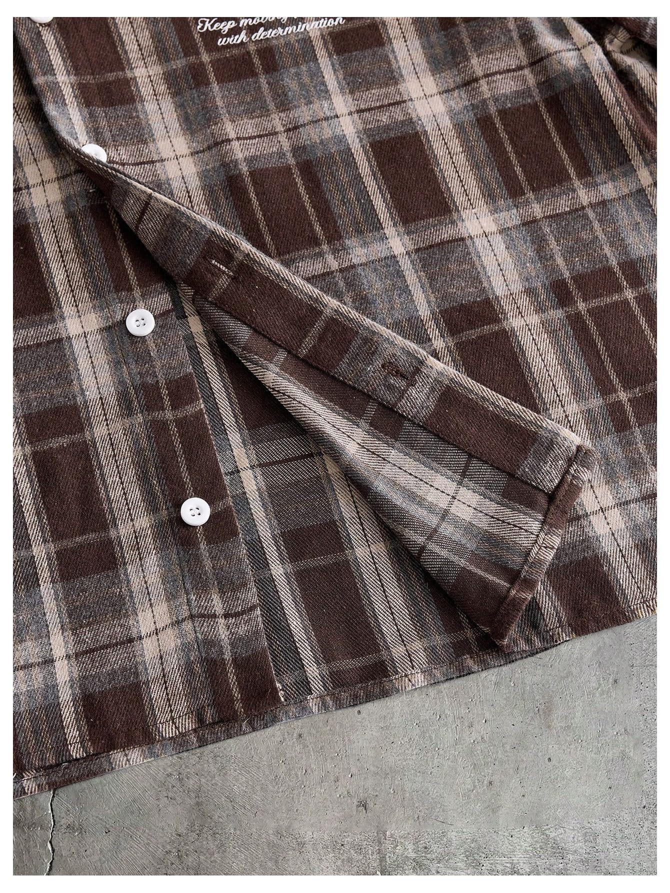 GORGLITTER Men's Gingham Cropped Shirt Button Up Number Graphic Boxy Short Sleeve Vacation Crop Tee Tops Streetwear