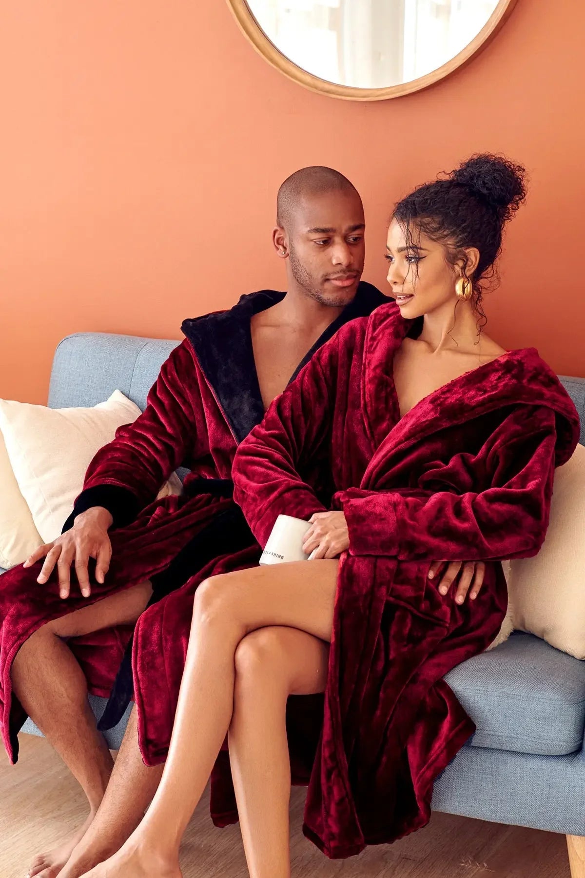 Men’s Robe with Hood – Ultra-Soft Plush Comfort for Everyday Use